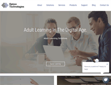 Tablet Screenshot of optiontechnologies.com
